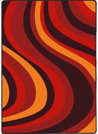 Joy Carpets Kid Essentials On the Curve Red